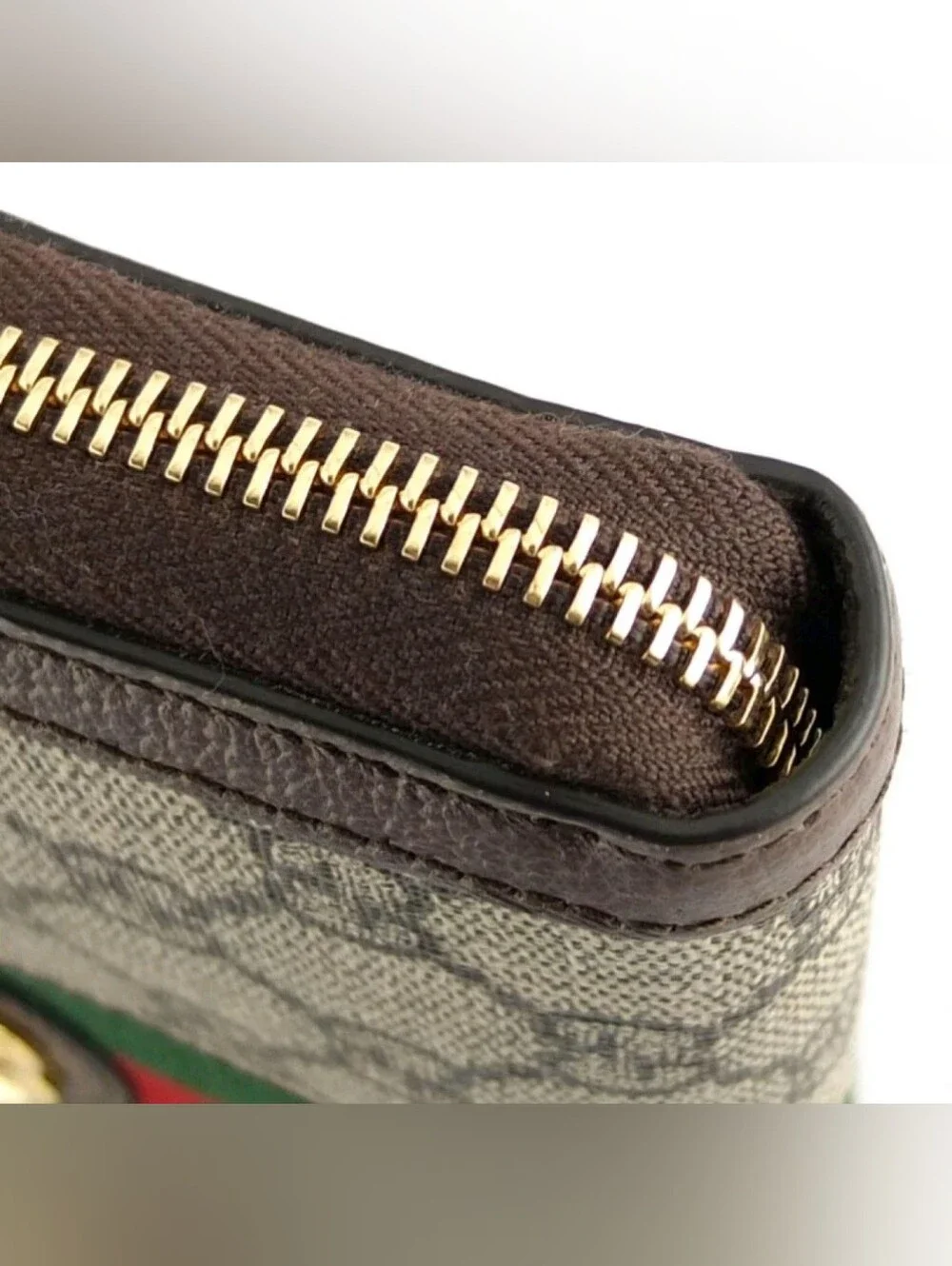 Gucci Ophidia GG Supreme Zip Around Wallet